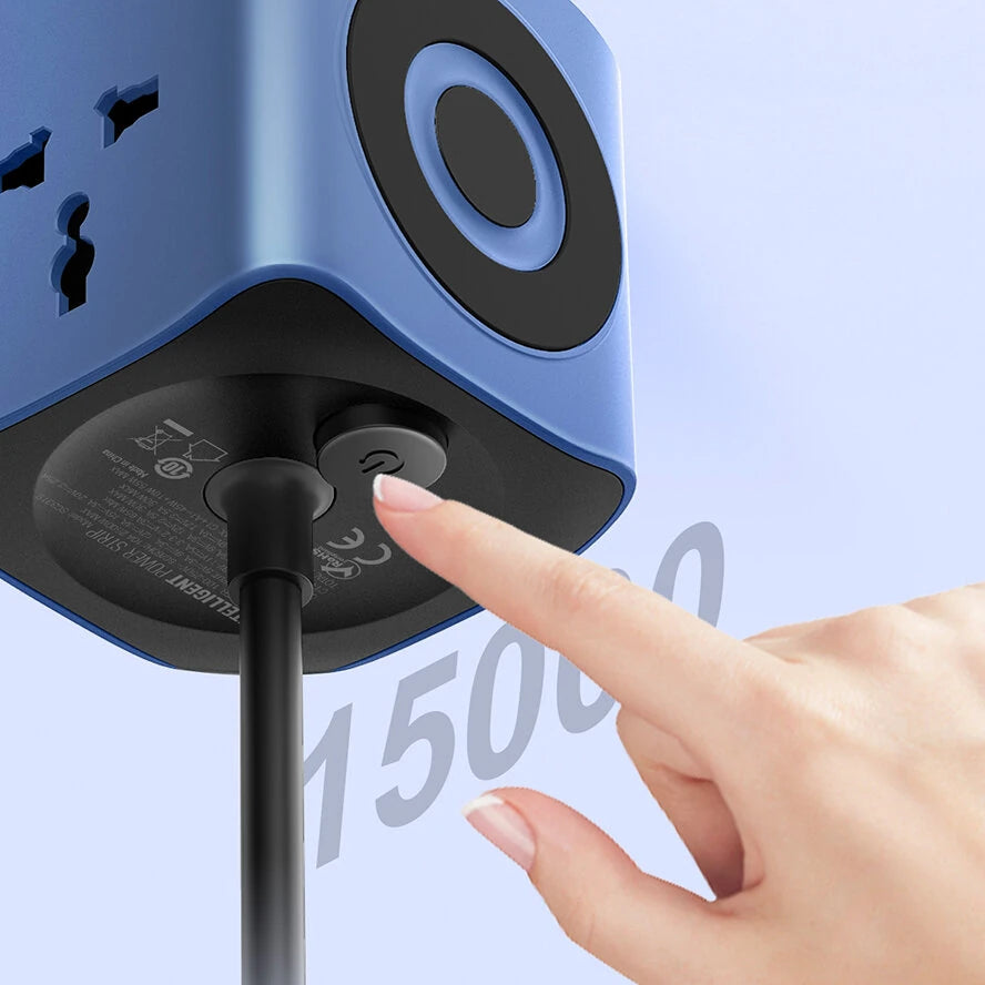 LDNIO 65W Cube PowerSocket | 6in1 Power House with 65W Type C Port