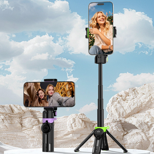 Mini Mobile Selfie Stick | Anti-shake Extendable Four-legged Stand for Portable Photography