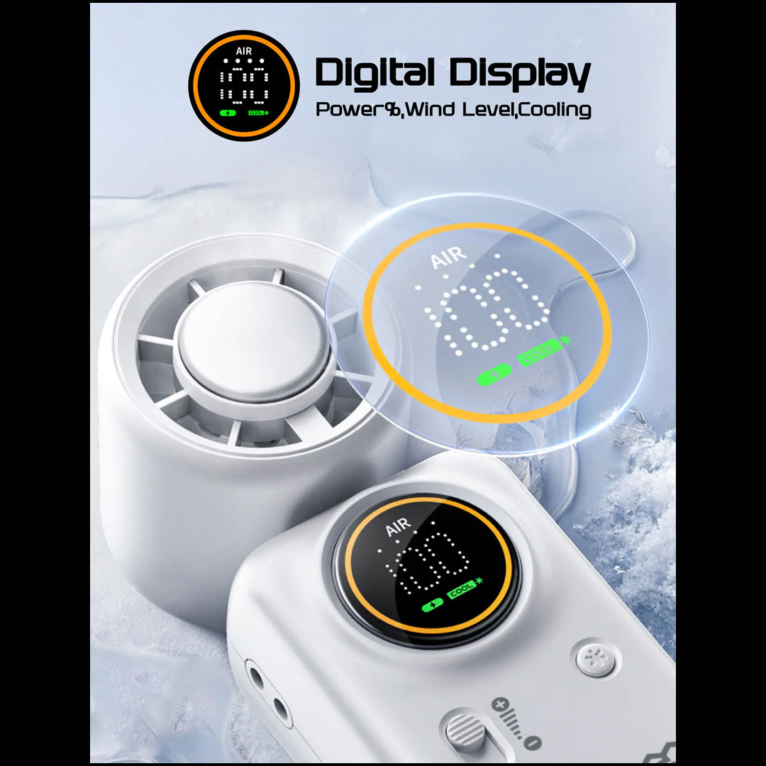 Mini Cooling Fan | Digital Display | Adjustable Angle
