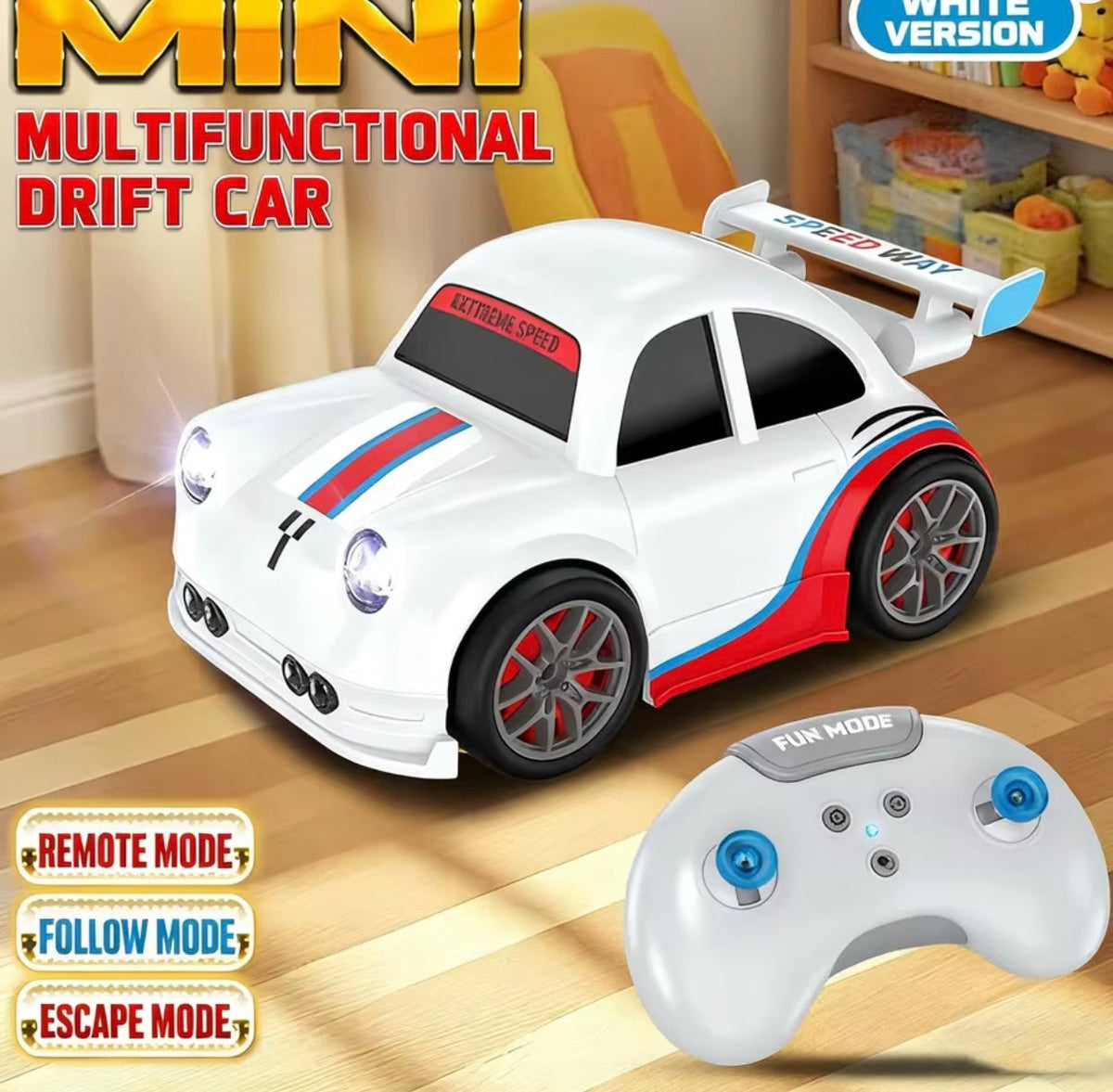 New Sensor-Controlled Remote Car Toy Radio Gesture Induction Lights & Music RC Car 360° Drift Stunt